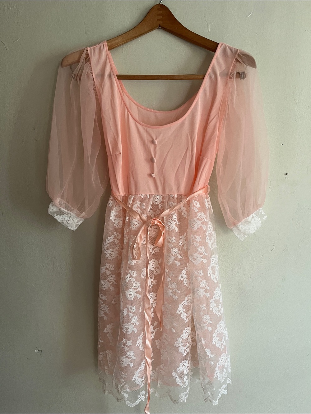 Vintage nightgown with matching panties